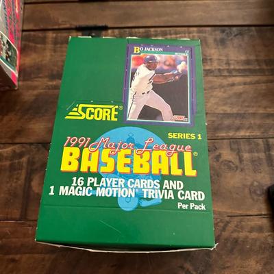 1991 SCORE MLB BOX