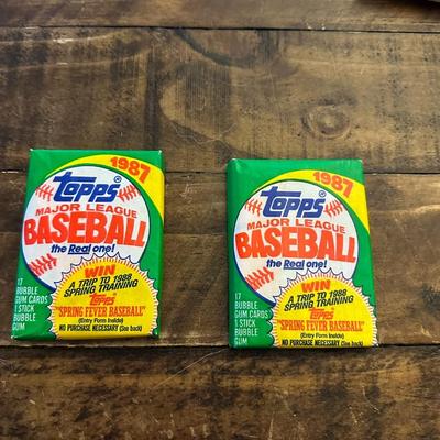 1987 TOPPS PACKS (2)