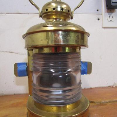 Robert Findlay Bow Light Brass Lantern Electric Lamp