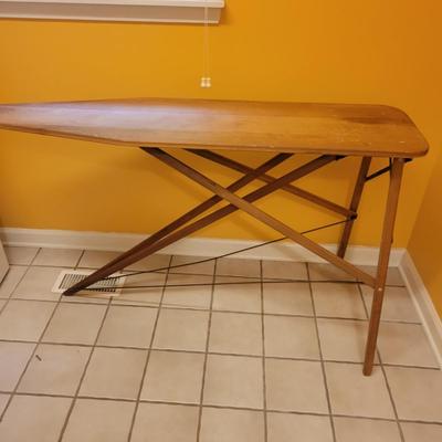Vintage Wooden Ironing Board and More (L-DW)
