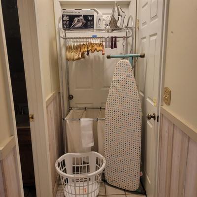 Rowenta Iron, Laundry Rack and Laundry Accessories (L-DW)