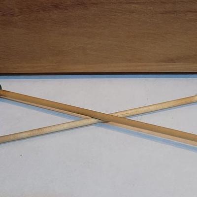 Vintage Slit Drum or Gong with Mallets