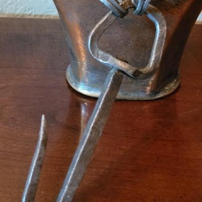 Antique French Water Container with Hanging Hook