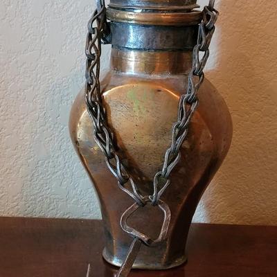 Antique French Water Container with Hanging Hook