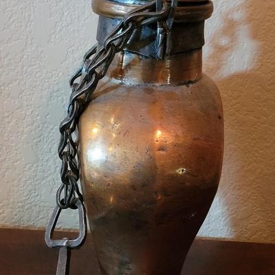 Antique French Water Container with Hanging Hook