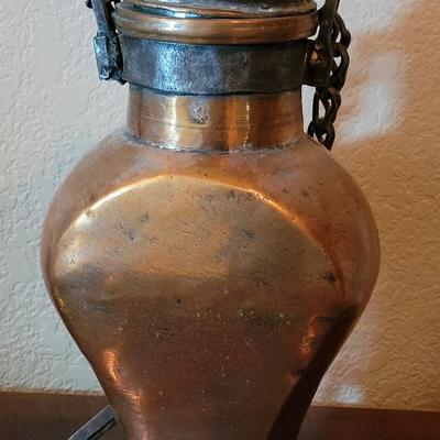 Antique French Water Container with Hanging Hook