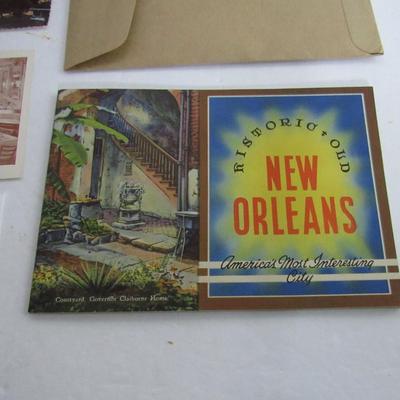 Vintage New Orleans Lot: Postcards, Booklet and Sticker
