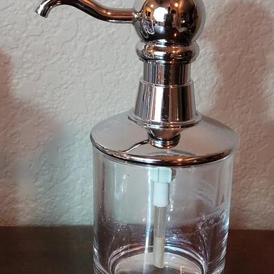 Glass Cannisters and Matching Soap Pump
