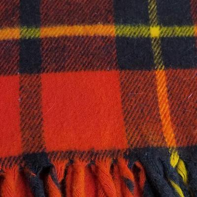 Vintage Faribo Plaid Wool Blanket