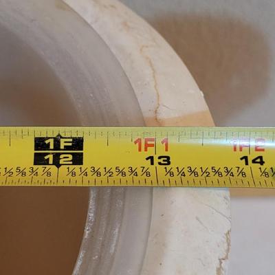 Heavy Marble Bathroom Trashcan & Cup