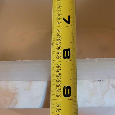 Heavy Marble Bathroom Trashcan & Cup