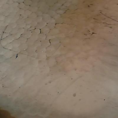 Vintage German Hammered Brass Tray