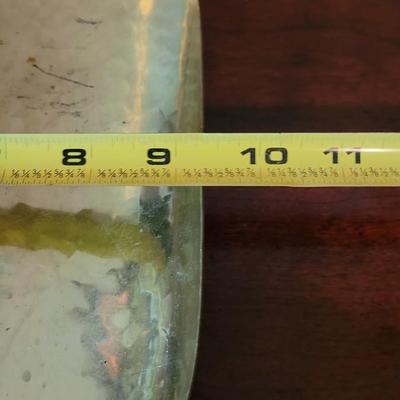 Vintage German Hammered Brass Tray