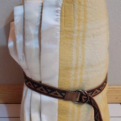 Vintage Wool Plaid PENDLETON Blanket