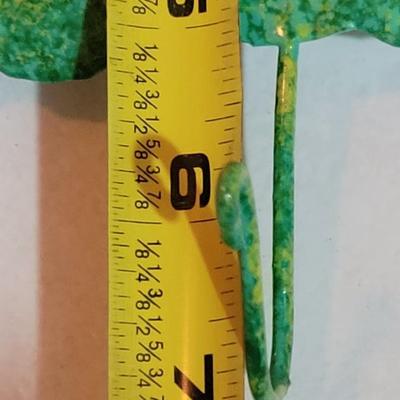 Handpainted Mexican Metal Key Hook Art