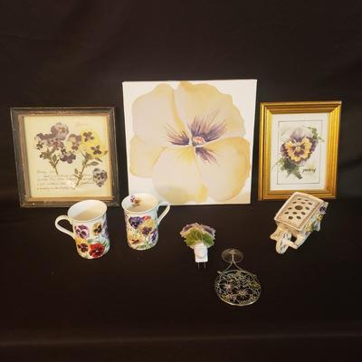 Pansy Themed Art and More (D-KD)