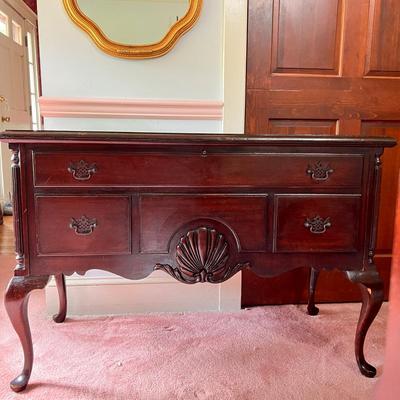 Vintage Chippendale Style Faux Lowboy Cedar Chest by Cavalier