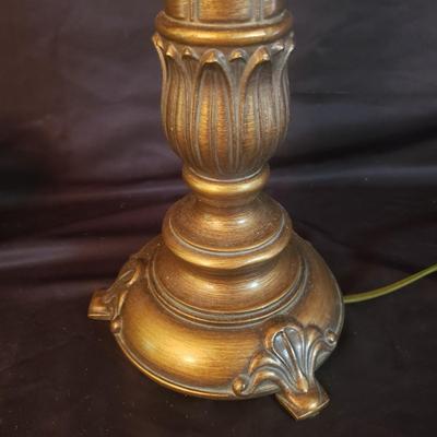 Metal Lamp and Decorative Bowl (GR-KD)