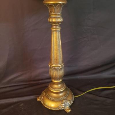 Metal Lamp and Decorative Bowl (GR-KD)