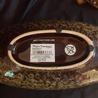 Metal Lamp and Decorative Bowl (GR-KD)