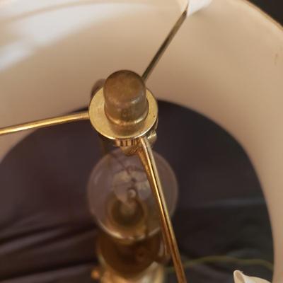 Metal Lamp and Decorative Bowl (GR-KD)