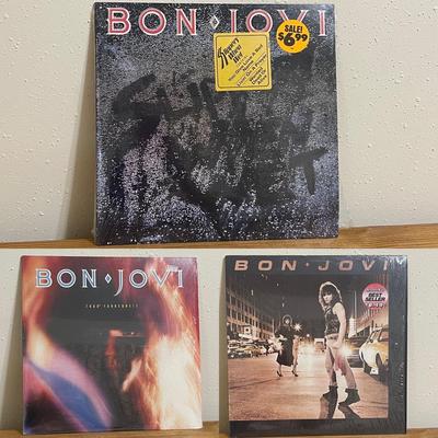 BON JOVI ~ Three Vinyl Albums