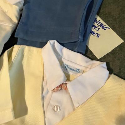 Large lot of vintage children's clothes