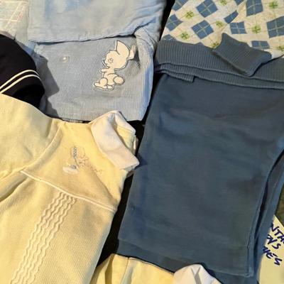 Large lot of vintage children's clothes