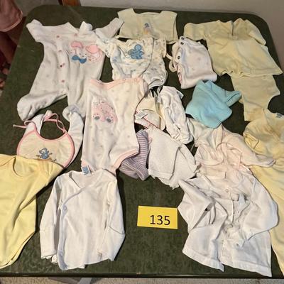 Lot of infant clothes & other