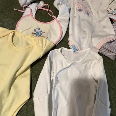 Lot of infant clothes & other