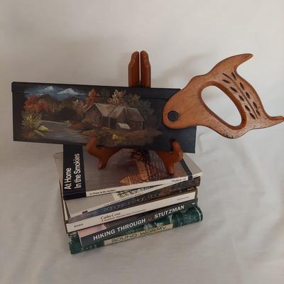 Appalachian Books and Folk Art Saw (GR-BBL)