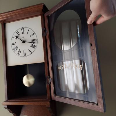 Elgin Regulator Pendulum Wall Clock (BR1-BBL)