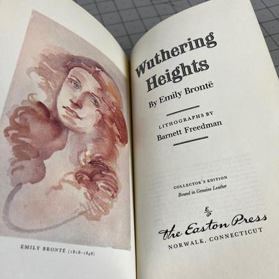 Withering Heights by Emily Bronte, Easton Press Edition