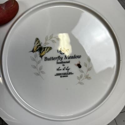 (5) LENOX - Butterfly, Bees and Dragonfly Salad Plate Size