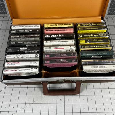 Box of Cassette Tapes MOSTLY Country Western 