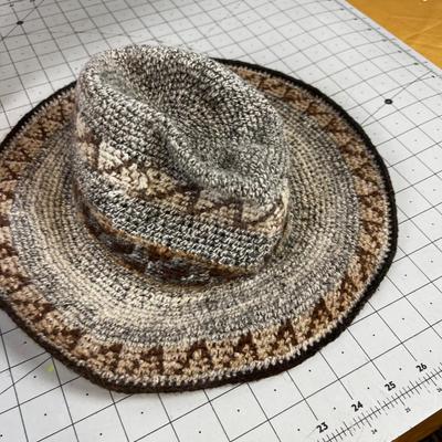 Wool Crochet Hat Natural Fiber