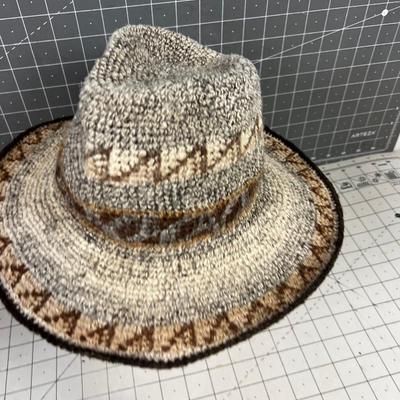 Wool Crochet Hat Natural Fiber