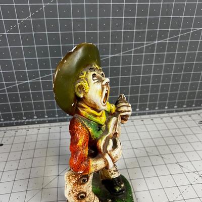 Ceramic Chalkware Cowboy 