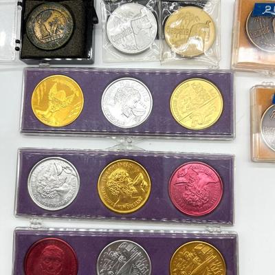 Vintage Mardi Gras Memorabilia Coins Collection