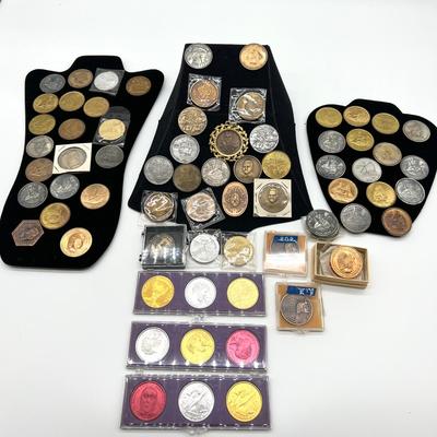 Vintage Mardi Gras Memorabilia Coins Collection