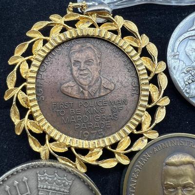 Vintage Mardi Gras Memorabilia Coins Collection