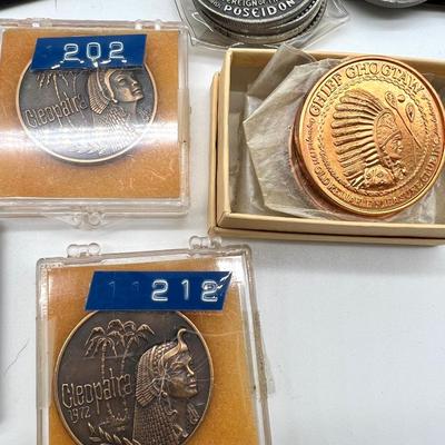 Vintage Mardi Gras Memorabilia Coins Collection