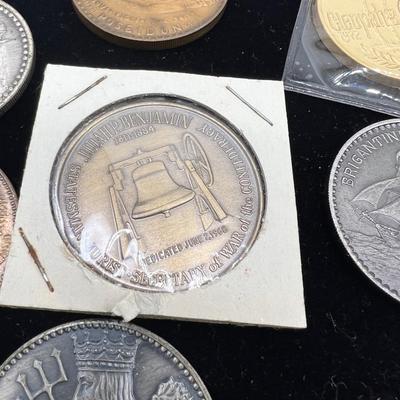 Vintage Mardi Gras Memorabilia Coins Collection