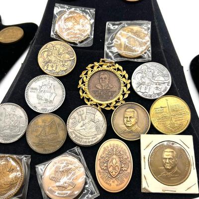 Vintage Mardi Gras Memorabilia Coins Collection