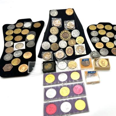 Vintage Mardi Gras Memorabilia Coins Collection