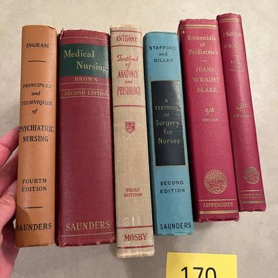 Lot of medical books