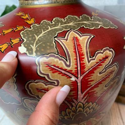 Anct king vase by linens and things