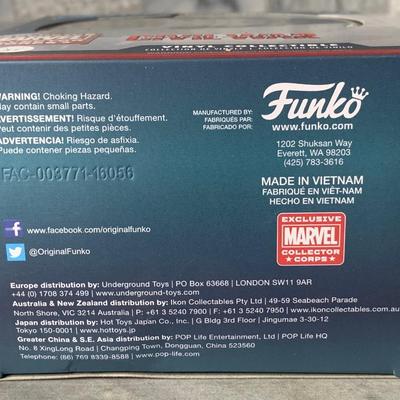 2016 Funko Marvel Dorbz Iron Man Exclusive Vinyl Bobble Head #128 [Unmasked]