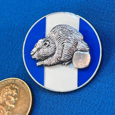 B.S.A. DISTINGUISHED SERVICE SILVER BEAVER AWARD PIN