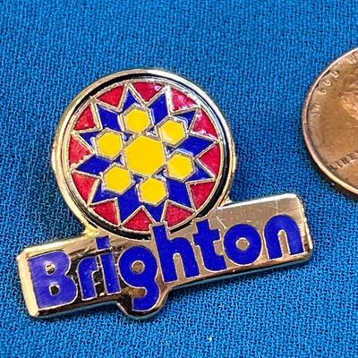 ENAMELED BRIGHTON (SKI RESORT) PIN